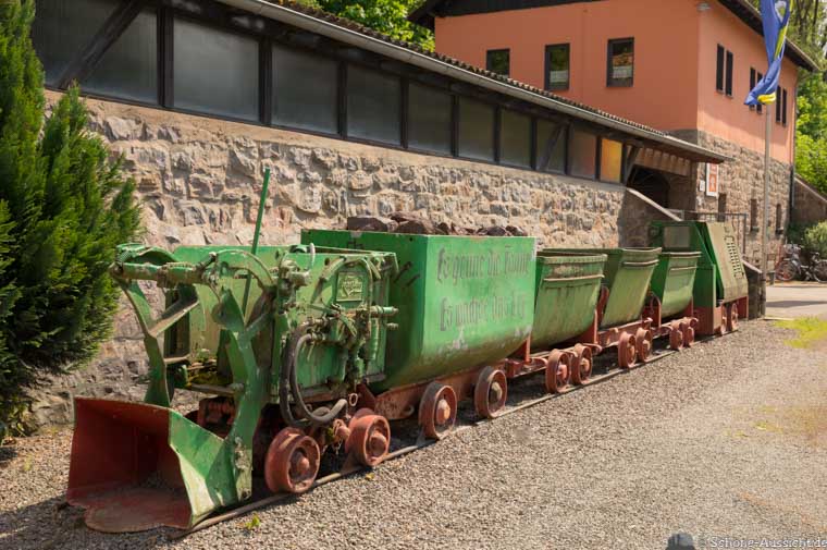 Grubenbahn vor der Grube Christiane